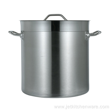 Thickened Straight Stainless Steel Soup Stock Pots